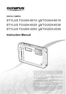 Olympus Mju Digital Tough 3000 manual. Camera Instructions.